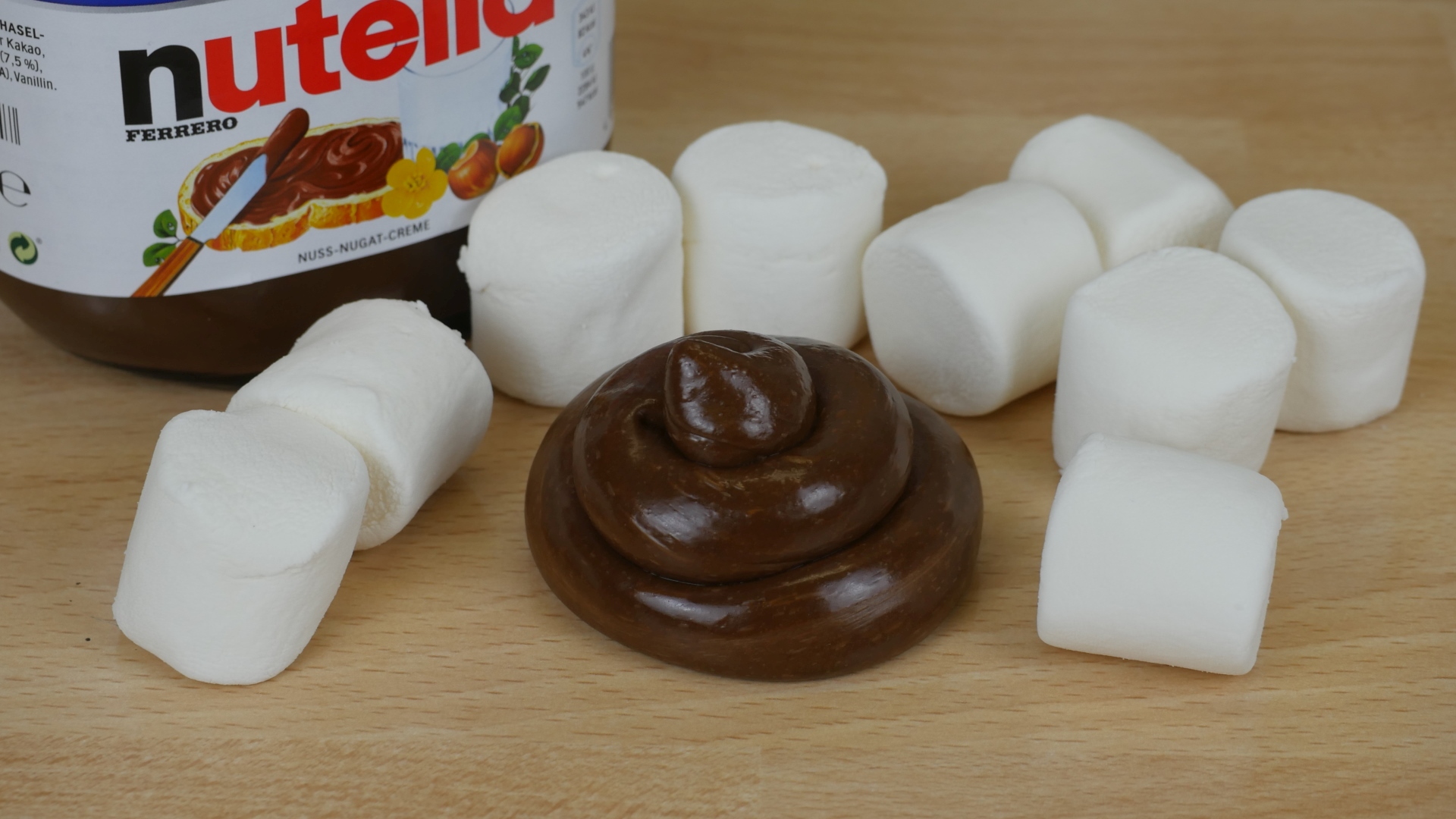 Essbaren Nutella-Schleim selber machen - nur 2 Zutaten - ohne Kleber